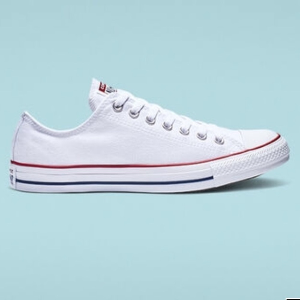 Classic Low-Top Canvas Sneakers - White